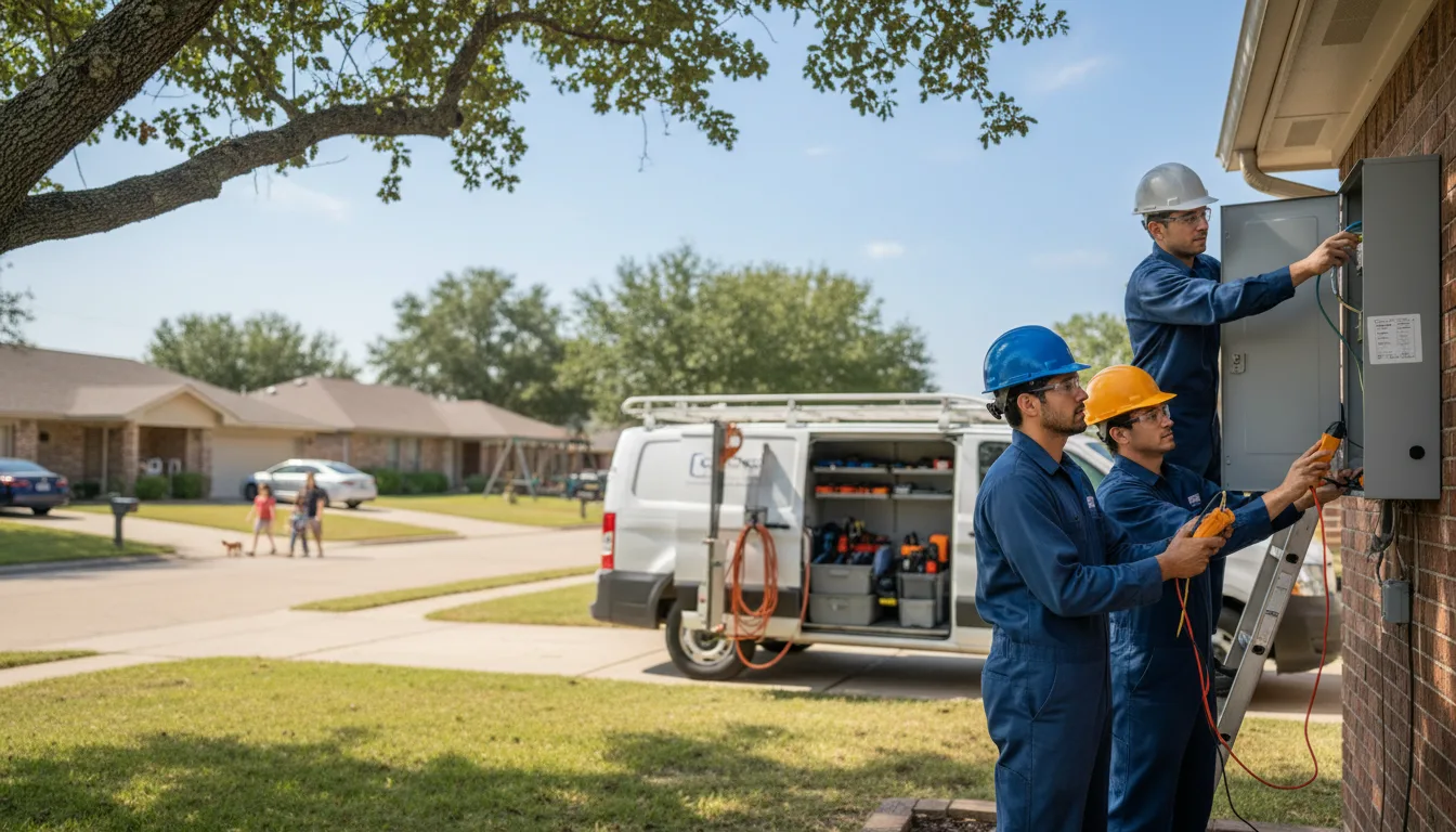 Certified electrician providing emergency electrical services in Equality, AL